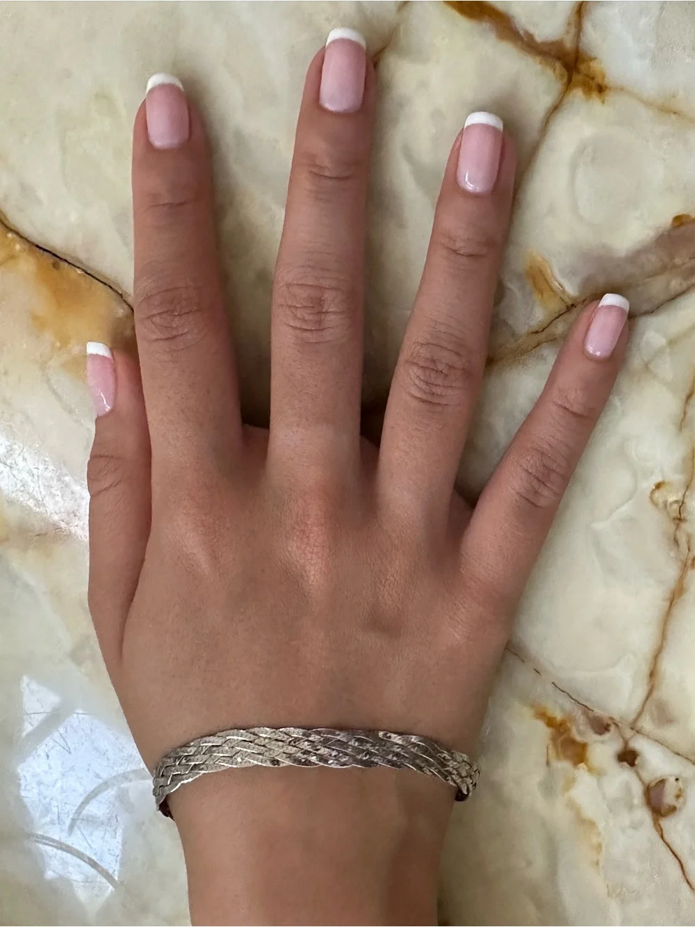 Braided Silver-Tone Cuff Bracelet - Women's Jewelry